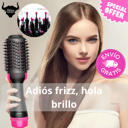 Cepillo Secador 3 en 1 - Peina, Seca y Alisa