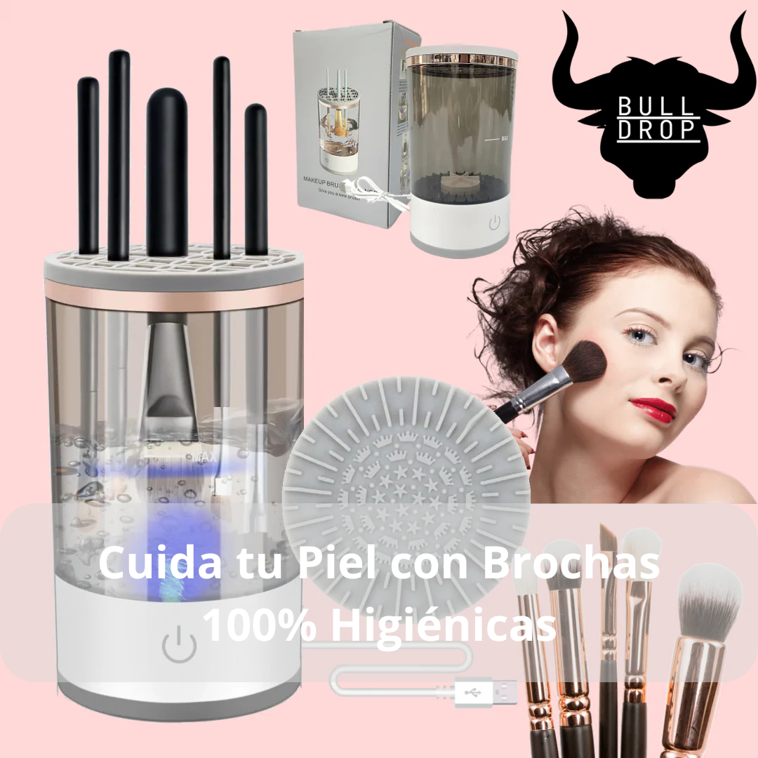 Limpiador Eléctrico de Brochas para Maquillaje